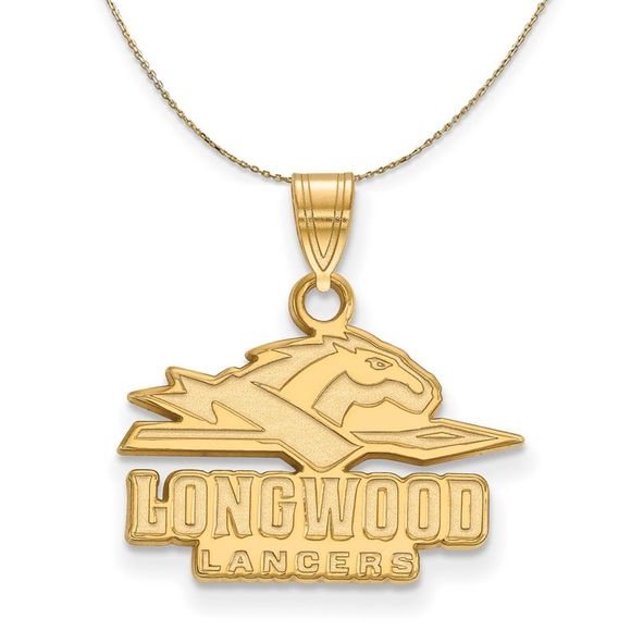 14k Yellow Gold Longwood U Small Necklace - 18 Inch